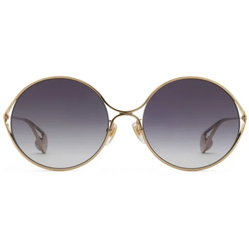 Gucci Eyewear Gucci - Round Frame Metal Sunglasses - Gold and Silver - - Avvenice^ Sunglasses & Eyewear