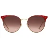 Gucci Eyewear Gucci - Round Frame Metal Sunglasses - Red Enamle - - Avvenice^ Sunglasses & Eyewear