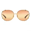 Gucci Eyewear Gucci - Round Metal Sunglasses - Gold Ivory Black - - Avvenice