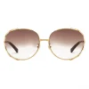 Gucci Eyewear Gucci - Round Metal Sunglasses - Gold Beige Ivory - - Avvenice^ Sunglasses & Eyewear