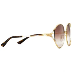 Gucci Eyewear Gucci - Round Metal Sunglasses - Gold Beige Ivory - - Avvenice^ Sunglasses & Eyewear