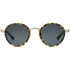 Gucci Eyewear Gucci - Round Titanium Sunglasses - Titanium with GG Engraved - - Avvenice