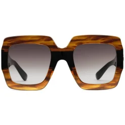 Gucci Eyewear Gucci - Square Acetate Sunglasses - Black and Turtle Acetate - - Avvenice
