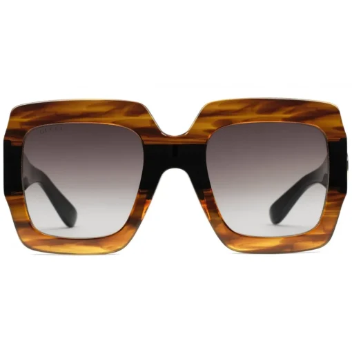 Gucci Eyewear Gucci - Square Acetate Sunglasses - Black and Turtle Acetate - - Avvenice