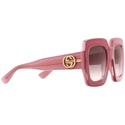 Gucci Eyewear Gucci - Square Acetate Sunglasses - Pink - - Avvenice