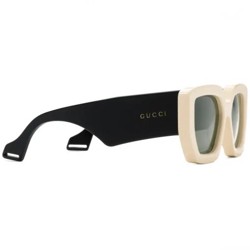 Gucci Eyewear Gucci - Square Acetate Sunglasses - Mix Black Ivory - - Avvenice
