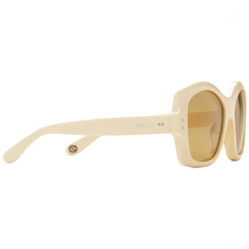 Gucci Eyewear Gucci - Square Acetate Sunglasses - Ivory Gold Details - - Avvenice