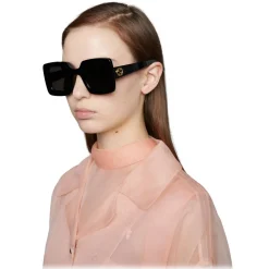 Gucci Eyewear Gucci - Square Acetate Sunglasses - Black Grey - - Avvenice^ Sunglasses & Eyewear
