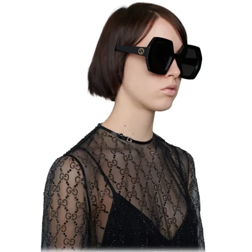 Gucci Eyewear Gucci - Square Acetate Sunglasses - Black Grey - - Avvenice^ Sunglasses & Eyewear