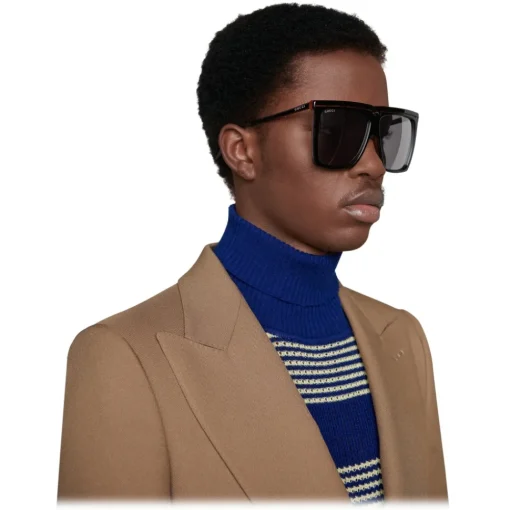 Gucci Eyewear Gucci - Square Acetate Sunglasses - Black - - Avvenice