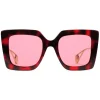 Gucci Eyewear Gucci - Square Frame Sunglasses - Red and Black Tortoiseshell - - Avvenice