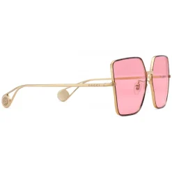 Gucci Eyewear Gucci - Square Frame Sunglasses - Pink - - Avvenice^ Sunglasses & Eyewear