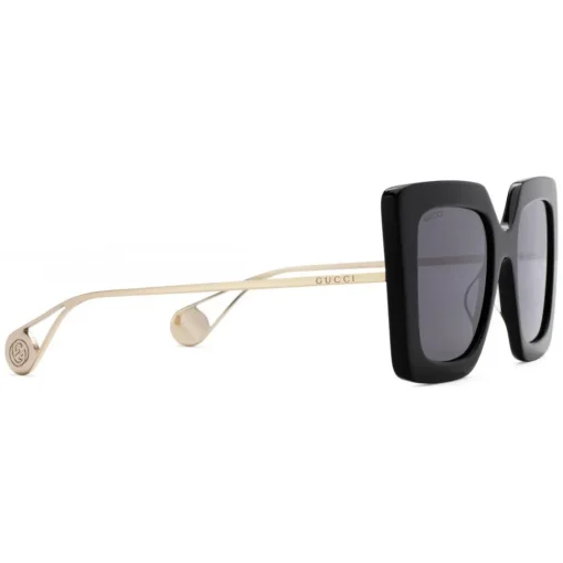 Gucci Eyewear Gucci - Square Frame Sunglasses - Glossy Black - - Avvenice^ Sunglasses & Eyewear