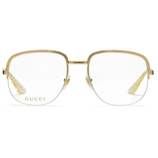 Gucci Eyewear Gucci - Square Metal Sunglasses - Gold - - Avvenice