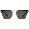 Gucci Eyewear Gucci - Square Metal Sunglasses - Gold and Black Acetate - - Avvenice