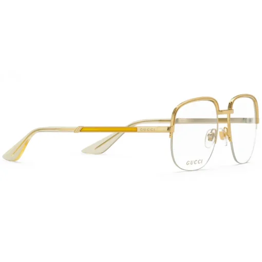 Gucci Eyewear Gucci - Square Metal Sunglasses - Gold - - Avvenice
