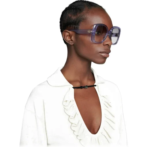Gucci Eyewear Gucci - Square Sunglasses - Purple - - Avvenice