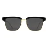 Gucci Eyewear Gucci - Squared Metal and Acetate Sunglasses - Black Dark - - Avvenice