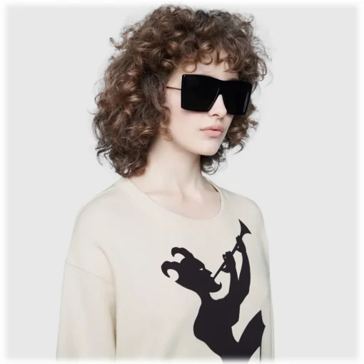 Gucci Eyewear Gucci - Square-Frame Sunglasses - Black - - Avvenice