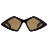 Gucci Eyewear Gucci - Sunglasses with Diamond Frame - Glossy Black - - Avvenice