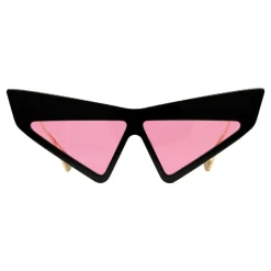 Gucci Eyewear Gucci - Sunglasses with Mask Frame - Glossy Black - - Avvenice