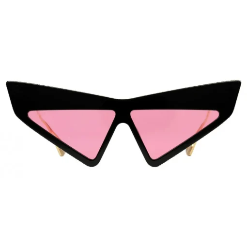 Gucci Eyewear Gucci - Sunglasses with Mask Frame - Glossy Black - - Avvenice