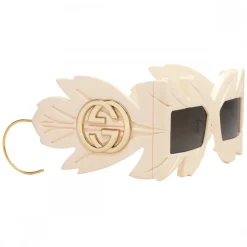 Gucci Eyewear Gucci - Sunglasses with Mask with Swarovski Crystals Limited Edition - White - - Avvenice^ Sunglasses & Eyewear
