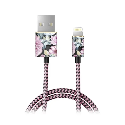 iDeal of Sweden - Fashion Cable - Peony Garden - iPhone - Apple - Lightning MFI Certified by Apple - New Fashion Collection - Avvenice^ Accessories