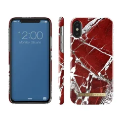 iDeal of Sweden - Fashion Case Cover - Scarlet Red Marble - iPhone X / XS - iPhone Case - New Fashion Collection - Avvenice