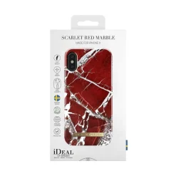 iDeal of Sweden - Fashion Case Cover - Scarlet Red Marble - iPhone XR - iPhone Case - New Fashion Collection - Avvenice^ Case