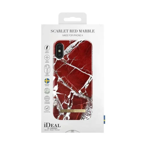 iDeal of Sweden - Fashion Case Cover - Scarlet Red Marble - iPhone XR - iPhone Case - New Fashion Collection - Avvenice^ Case
