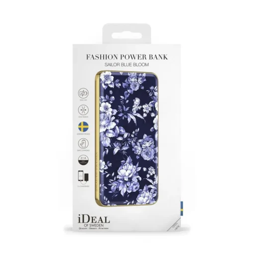 iDeal of Sweden - Fashion Power Bank - Sailor Blue Bloom - iPhone Samsung Sony - New Fashion Collection - Avvenice^ Accessories