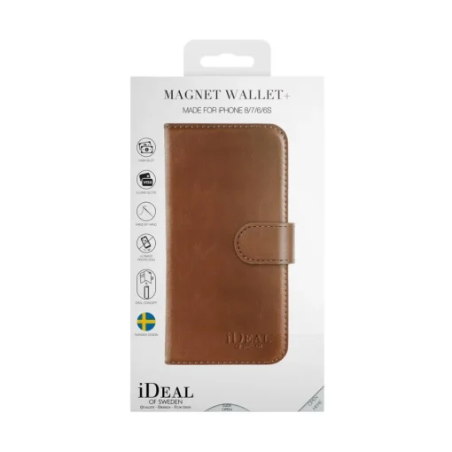 iDeal of Sweden - Magnet Wallet Cover - Brown - iPhone XS Max - iPhone Case - New Fashion Collection - Avvenice