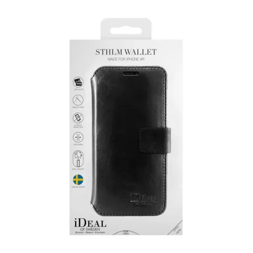 iDeal of Sweden - STHLM Wallet Cover - Black - iPhone XS Max - iPhone Case - New Fashion Collection - Avvenice