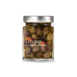 Il Bottaccio - Black Leccino Olives in Tuscan Extra Virgin Olive Oil - Olives - Italian - High Quality - 280 g - Avvenice^ Preserved Foods