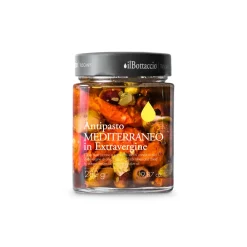 Il Bottaccio - Mediterranean Appetizer in Extra Virgin Olive Oil - Italian - High Quality - 280 gr - Avvenice^ Preserved Foods