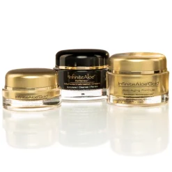 InfiniteAloe - Skin Care - Gold Anti-Aging & Microdermabrasion Formula - Luxury Organic Cream - Aloe Vera - Cruelity Free - Avvenice^ Natural Cosmetics