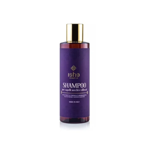 Isha Cosmetics - Shampoo for Dry and Damaged Hair - Organic - Natural - Vegetable Exclusive Soap - Avvenice