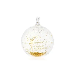 Ivana Ciabatti - Christmas Ball - Gold Limited Edition - Precious Blown Glass Sphere - Handmade in Italy - Home Luxury - Avvenice