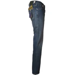 Jacob Coh\u00ebn Jacob Cohën - 5 Pocket Jeans Slim Fit - Medium Denim - Trousers - Made in Italy - Luxury Exclusive Collection - Avvenice
