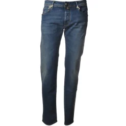 Jacob Coh\u00ebn Jacob Cohën - 5 Pocket Jeans Slim Fit - Medium Denim - Trousers - Made in Italy - Luxury Exclusive Collection - Avvenice