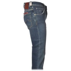 Jacob Coh\u00ebn Jacob Cohën - 5 Pockets Jeans Slim Fit - Medium Denim - Trousers - Made in Italy - Luxury Exclusive Collection - Avvenice