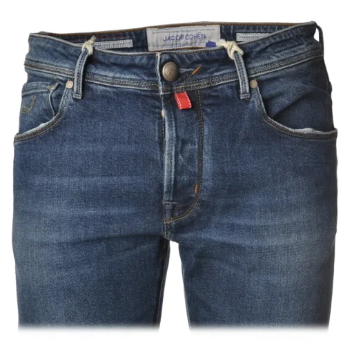 Jacob Coh\u00ebn Jacob Cohën - 5 Pockets Jeans Slim Fit - Medium Denim - Trousers - Made in Italy - Luxury Exclusive Collection - Avvenice
