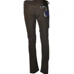 Jacob Coh\u00ebn Jacob Cohën - Chinos trousers Slim Fit - Dark Brown - Trousers - Made in Italy - Luxury Exclusive Collection - Avvenice