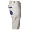 Jacob Coh\u00ebn Jacob Cohën - 5-Pocket Trousers Straight Leg - Optical White - Trousers - Made in Italy - Luxury Exclusive Collection - Avvenice