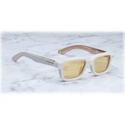 Avvenice Jacques Marie Mage - Sandro Off White - Limited Edition - White Yellow - Jacques Marie Mage Eyewear -^ Sunglasses & Eyewear