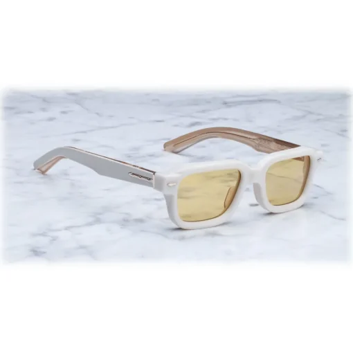 Avvenice Jacques Marie Mage - Sandro Off White - Limited Edition - White Yellow - Jacques Marie Mage Eyewear -^ Sunglasses & Eyewear