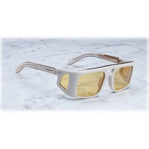 Avvenice Jacques Marie Mage - Windsor Off White - Limited Edition - White Yellow - Jacques Marie Mage Eyewear -