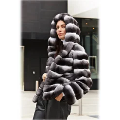 Jade Montenapoleone - Amanda Chinchilla Jacket - Fur Coat - Luxury Exclusive Collection - Avvenice^ Jackets