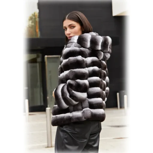 Jade Montenapoleone - Amanda Chinchilla Jacket - Fur Coat - Luxury Exclusive Collection - Avvenice^ Jackets